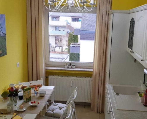 Blick in die Küche